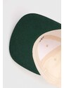 Hummel berretto da baseball in cotone hummel X The Looney Tunes colore verde con applicazione 225365