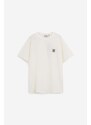 Carhartt WIP T-Shirt SS NELSON in cotone panna