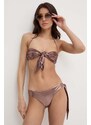 Pinko top bikini colore marrone 103228 A1PN