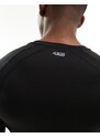 ASOS 4505 - Icon - Base layer da allenamento attillato quick dry a maniche lunghe nero
