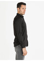 Y.Two Camicia Da Uomo Slim Fit a Maniche Lunghe Classiche Nero Taglia L
