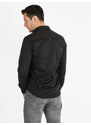 Y.Two Camicia Da Uomo Slim Fit a Maniche Lunghe Classiche Nero Taglia L