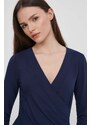 Lauren Ralph Lauren camicia a maniche lunghe colore blu navy 200824366