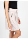 Solada Shorts Donna In Cotone a Gamba Larga Beige Taglia M/l