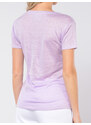 t Shirt da donna Mc2 Saint Barth in lino con scollo a V