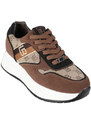 Laura Biagiotti Sneakers Donna Stringate Con Platform Marrone Taglia 37