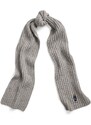 Polo Ralph Lauren sciarpa in lana colore grigio 455931877