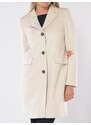 cappotto da donna Emme By Marella microrigato a monopetto