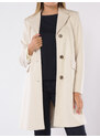 cappotto da donna Emme By Marella microrigato a monopetto