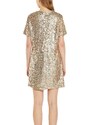Glamorous Ladies Dress - Gold Sequin Vestiti Woman AI24 promo