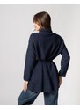 SUIJO Giacca cintura Blu