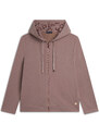 Freddy Felpa donna in viscosa tricot con zip e cappuccio animalier