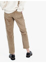 Vale Denim Pantaloni Donna In Velluto a Coste Casual Beige Taglia L