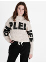 Solada Maglione Dolcevita Da Donna Con Scritta Beige Taglia Unica