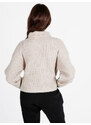 Solada Maglione Dolcevita Da Donna Con Scritta Beige Taglia Unica