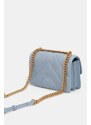 Pinko borsa a mano in pelle colore blu 100074 A1UR