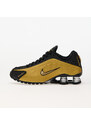 Nike W Shox R4 Black/ Metallic Gold-Metallic Silver