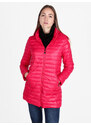 Solada Piumino Donna Lungo Reversibile Con Cappuccio Giacconi e Giubbotti Rosso Taglia S
