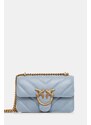 Pinko borsa a mano in pelle colore blu 100074 A1UR