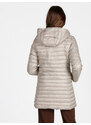 Solada Piumino Donna Lungo Reversibile Con Cappuccio Giacconi e Giubbotti Beige Taglia Xl
