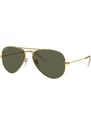 Ray - Ban Unisex Ray - Ban RB3025 AVIATOR 001/58 Occhiali da sole Metallo Oro Verde G15 Pilot Polarizzata