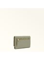 Furla 1927 Portafoglio Compatto M Agave B Verde Pelle Stampata Donna
