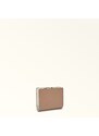 Furla Nuvola Portafoglio Compatto S Nuvola Blu Pelle Di Vitello Claris Lux Con Effetto Color-block Donna