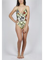 F**K Monokini Effek multicolore con volant