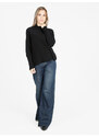 Solada Maglione Donna Oversize a Collo Alto Nero Taglia Unica