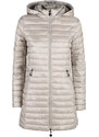 Solada Piumino Donna Lungo Reversibile Con Cappuccio Giacconi e Giubbotti Beige Taglia Xl