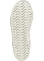 Sneakers da donna in pelle effetto scamosciato rosa e bianche adidas VL Court 3.0