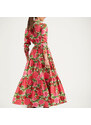 La DoubleJ Dresses gend - Bellini Dress Pink Dahlias XS 100% Cotton