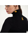 La DoubleJ Knitwear gend - High Kick Top Black L 70% Cashmere 27% Silk 3%Ostrich Feathers