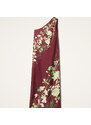 La DoubleJ Dresses gend - Roy Dress Woodland Placée Burgundy L 100% Silk