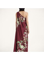 La DoubleJ Dresses gend - Roy Dress Woodland Placée Burgundy L 100% Silk