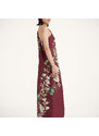 La DoubleJ Dresses gend - Roy Dress Woodland Placée Burgundy L 100% Silk