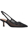 Scarpa con tacco nera a rete Bibi Lou