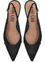 Scarpa con tacco nera a rete Bibi Lou