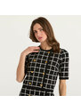 Elisabetta Franchi cardigan in jacquard logo