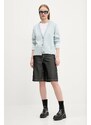 Guess Jeans cardigan in cotone colore blu W4BR81 Z3HM1