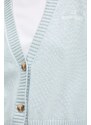 Guess Jeans cardigan in cotone colore blu W4BR81 Z3HM1