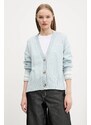 Guess Jeans cardigan in cotone colore blu W4BR81 Z3HM1