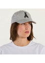 Patrizia Pepe baseball cap fly ricamata grigio