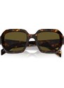 Prada Donna Prada PR 28ZS 14L09Z Occhiali da sole Acetato Verde Marrone Pillow Normale