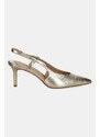 Lauren Ralph Lauren tacchi in pelle Khloe Slgbck colore oro 802966875001