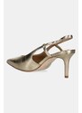 Lauren Ralph Lauren tacchi in pelle Khloe Slgbck colore oro 802966875001