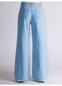 Berna Jeans Palazzo Ampio Bleach - Colore Unico Azzurro Pantaloni Jeans Woman PE25