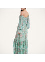 La DoubleJ Dresses gend - Mayflower Dress Heath Mint S 100% Silk