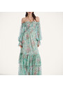 La DoubleJ Dresses gend - Mayflower Dress Heath Mint S 100% Silk