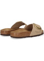 Birkenstock ciabatta Madrid Big Buckle beige